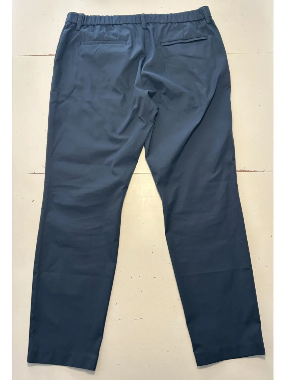 Banana Republic Men's 38x32 Flat Front Tech Pants Blue Polyester